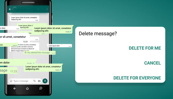 వాట్సాప్ లో మరో కొత్త ఫీచర్ - మెసేజ్‌ను డిలీట్ చేసే టైం లిమిట్ మార్పు 