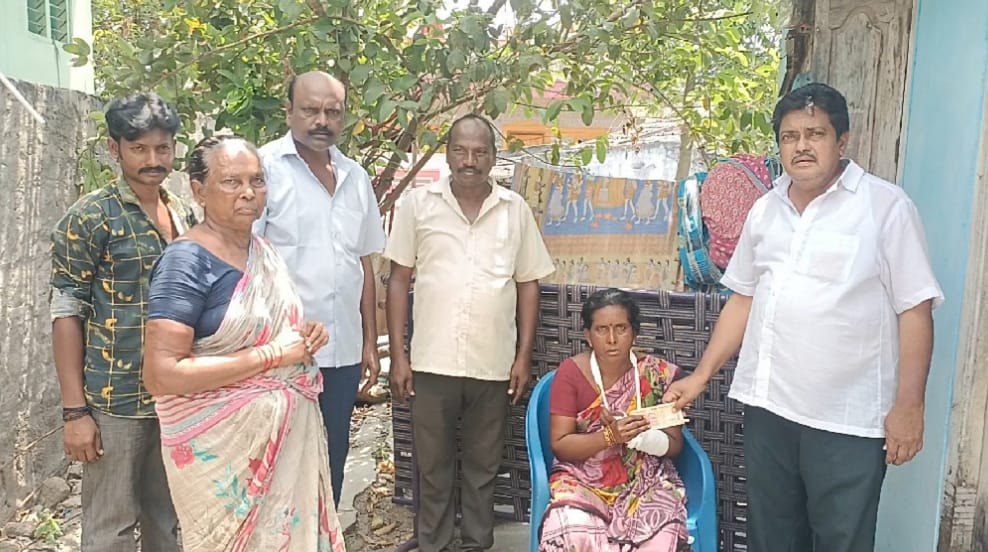 శ్యామ్‌ కిషోర్‌ ఆర్థిక సాయం
