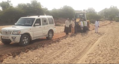 మట్టిరోడ్డు ఏర్పాటు