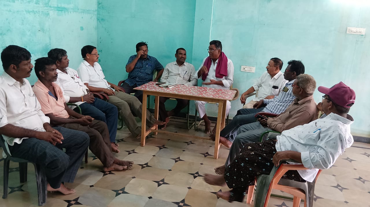 మాట్లాడుతున్న రాష్ట్ర నాయకులు పుల్లారెడ్డి