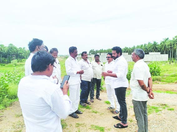   టిడిపి చైతన్య యాత్ర నిర్వహించే ప్రాంతాల పరిశీలన