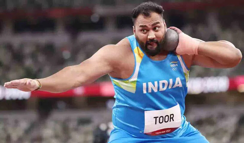 షాట్‌పుట్‌లో తేజిందర్‌కు స్వర్ణం