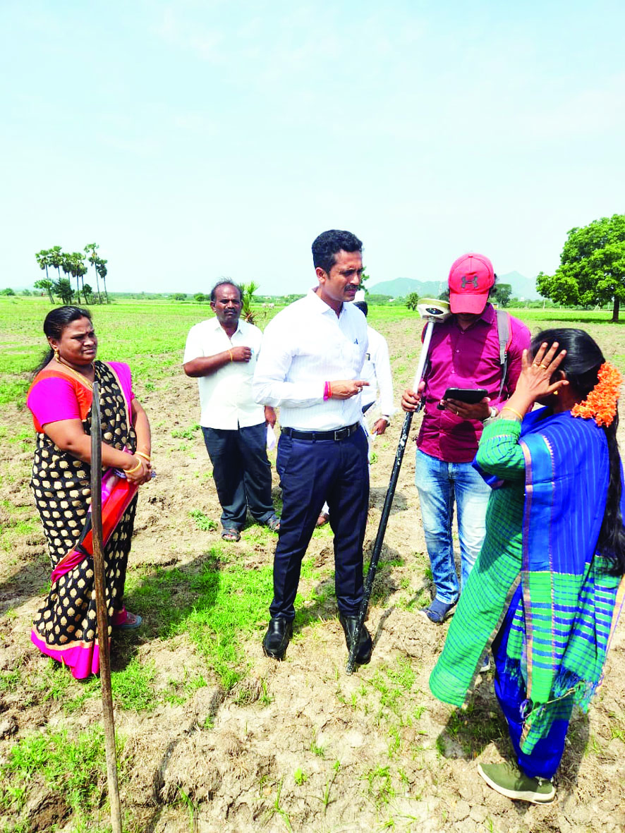 హద్దురాళ్ల పనులు త్వరగా పూర్తి చేయాలి