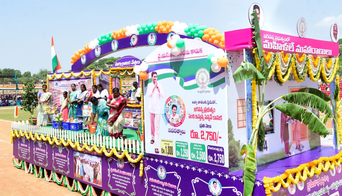 డిఆర్‌డిఏ, డ్వామా శకటాలు