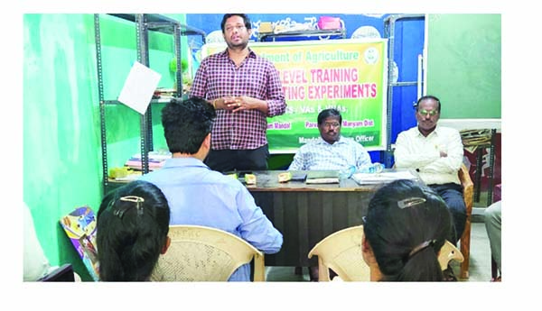 తప్పుల్లేకుండా పంట కోత ప్రయోగాలు చేయాలి : ఎడిఎ