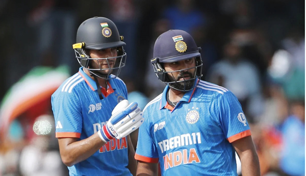 ఓపెనర్ల మెరుపుల్‌- రోహిత్‌, గిల్‌ అర్థ సెంచరీలు