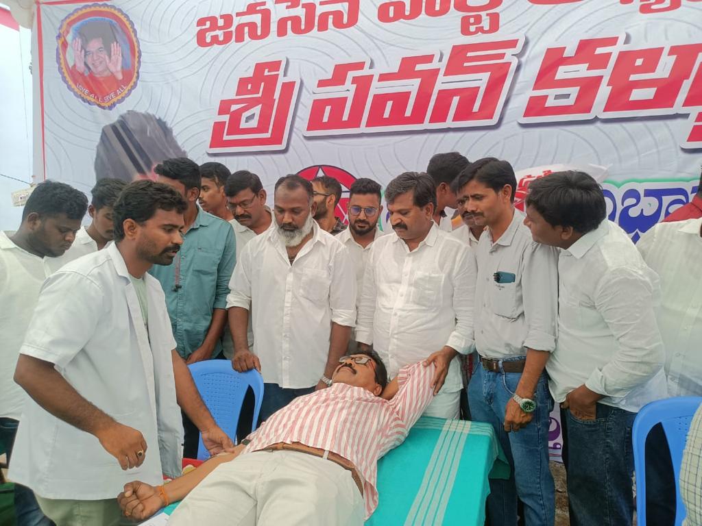 జనసేన ఆధ్వర్యంలో సేవా కార్యక్రమాలు