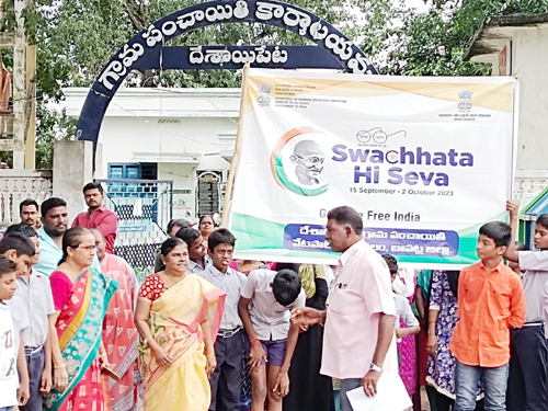 స్వచ్ఛత ఉంటేనే ఆరోగ్యం : ఎంపీడీవో చింతల రుతమ్మ