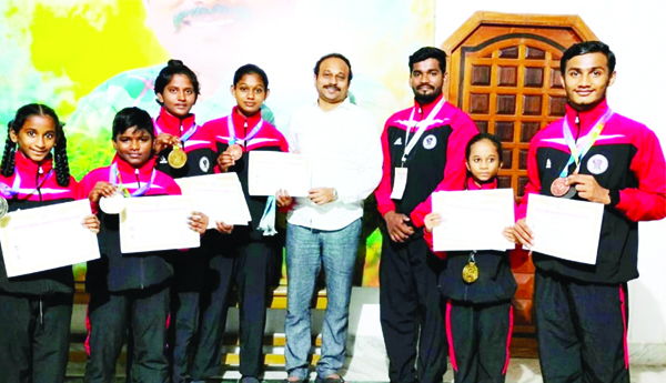 దక్షిణ భారత కరాటే పోటీల్లో ప్రతిభ