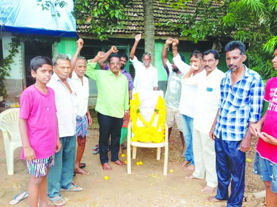కోటిపల్లిలో చాకలి ఐలమ్మ వర్ధంతి