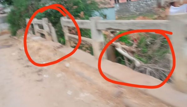 ప్రమాదకరంగా వంతెన