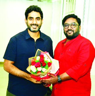 లోకేష్‌ ను కలిసిన పోతుగుంట రాజేష్‌ నాయుడు