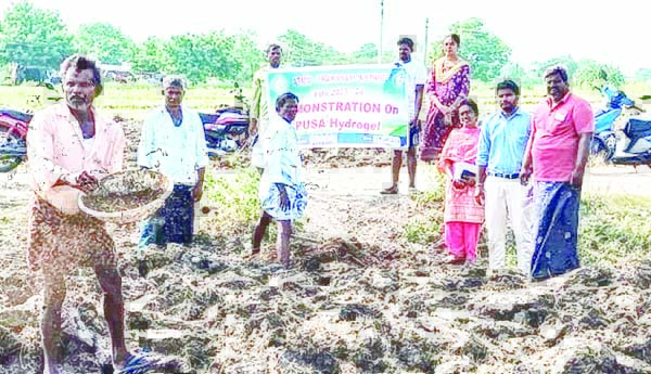 పూసా హైడ్రోజన్‌తో రైతులకు ప్రయోజనం