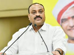 ఇంద్రకీలాద్రి అమ్మవారిని దర్శించుకున్న అచ్చెన్నాయుడు