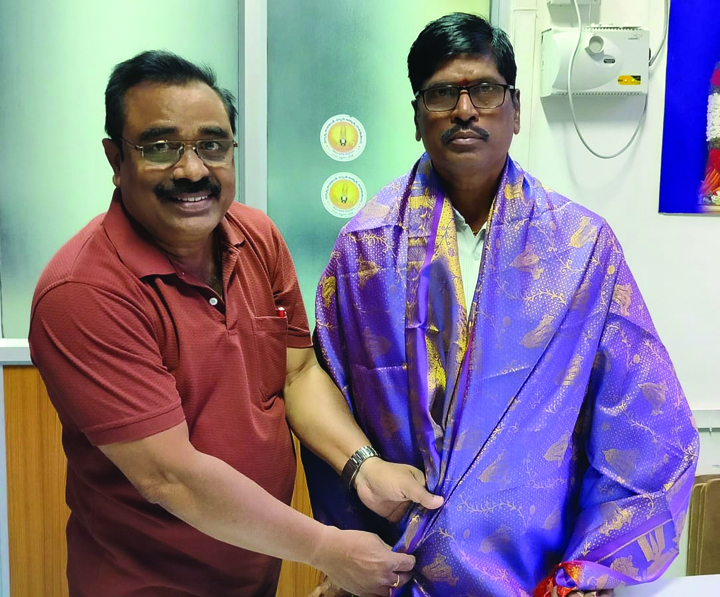 ఆచార్య ఉగ్రాణం చంద్రశేఖర్‌ రెడ్డికి అభినందనలు