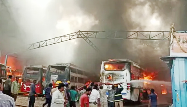 several-buses-on-fire-near-a-garage-in-bengaluru