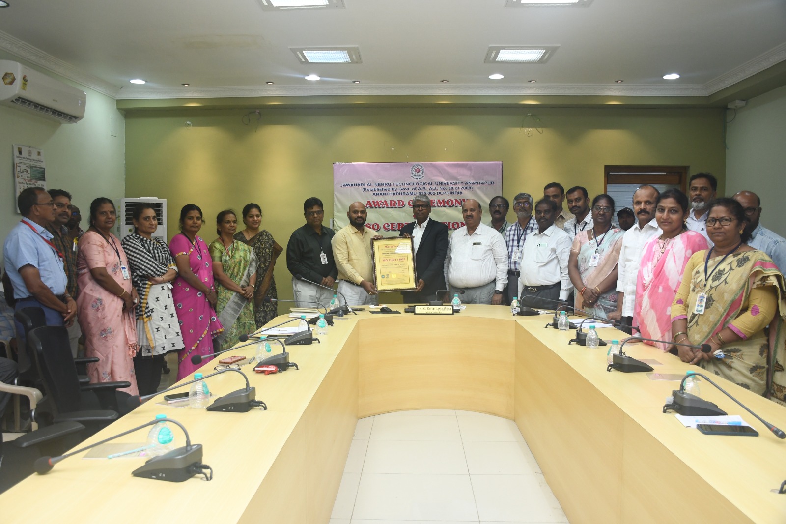 జెఎన్‌టియుకు ఐఎస్‌ఒ సర్టిఫికెట్‌