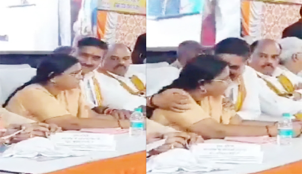 BJP-MP-misbehaves-with-woman-MLA-Woman-leader-who-changed-seat