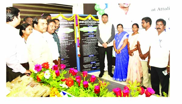 చిరు ధాన్యాలు ప్రాసెసింగ్‌ యూనిట్లకు సిఎం శంకుస్థాపన