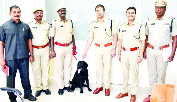 ఎస్‌పి కార్యాలయానికి డాగ్‌ 'మ్యాక్స్‌'