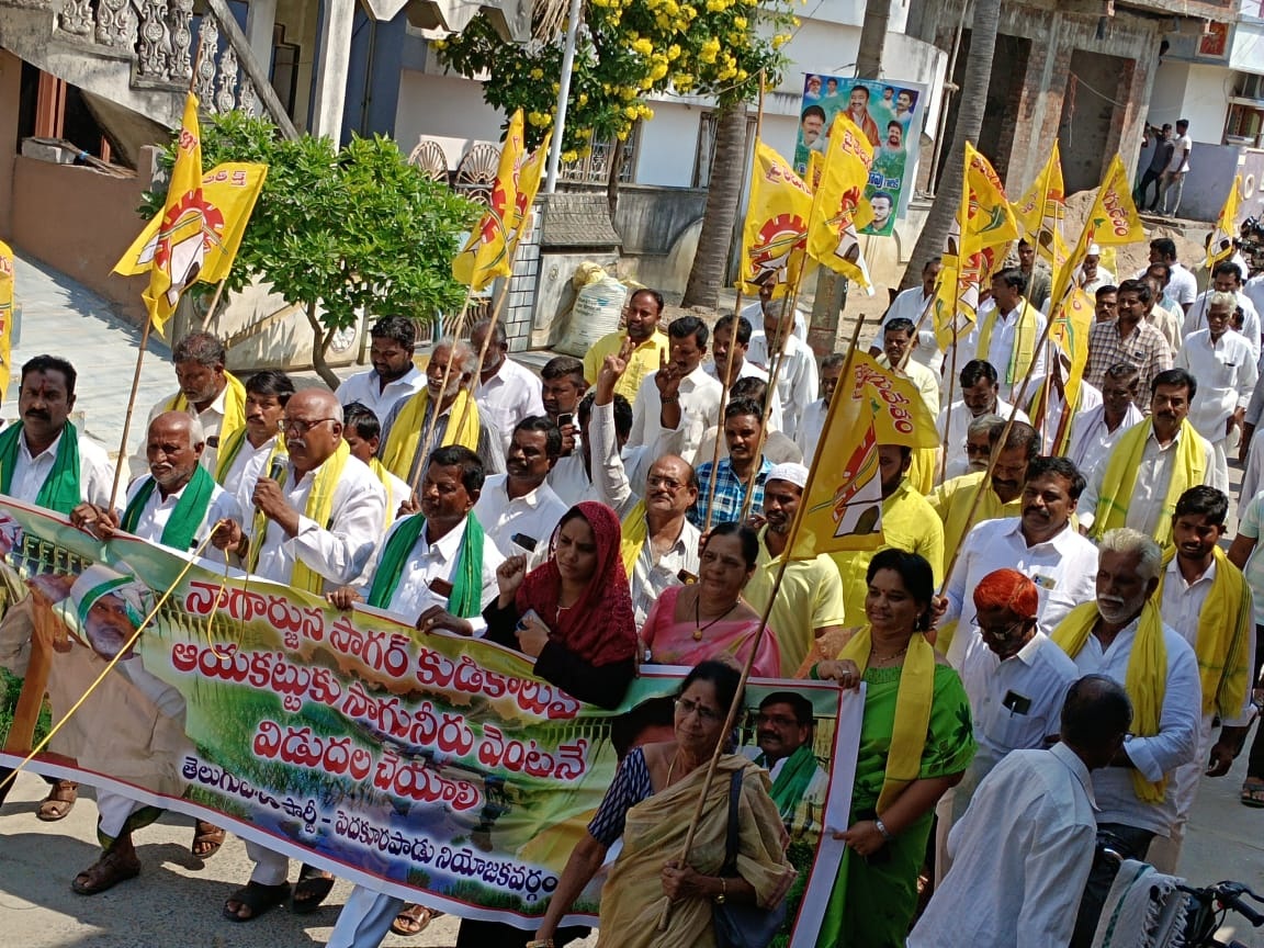 సాగునీటి కోసం ప్రదర్శన