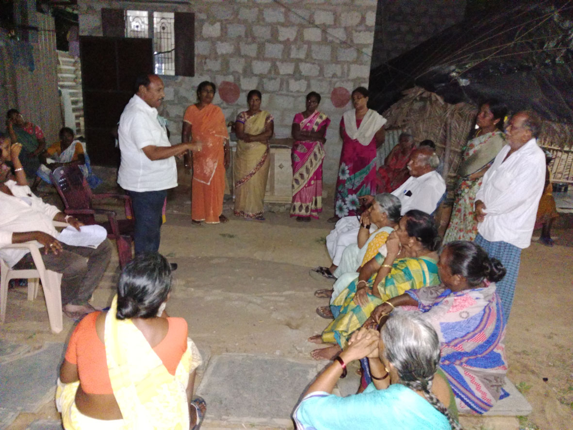 వడ్డేశ్వరం ఎస్సీ కాలనీవాసులకు వసతులు కల్పించాలి