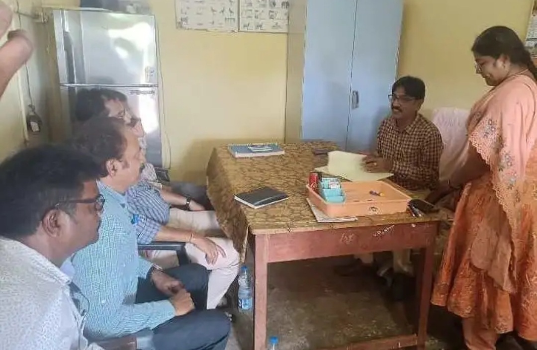 పశువైద్యశాలలో జెడి తనిఖీలు