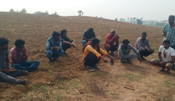గిరిజనుల శ్మశానం దున్నేశాడు - వైసిపి నాయకుడి దుశ్చర్య