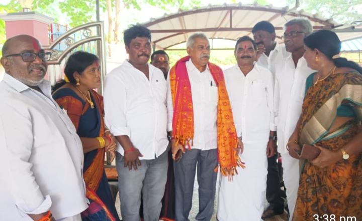 ఆలయ నిర్మాణానికి శంకుస్థాపన