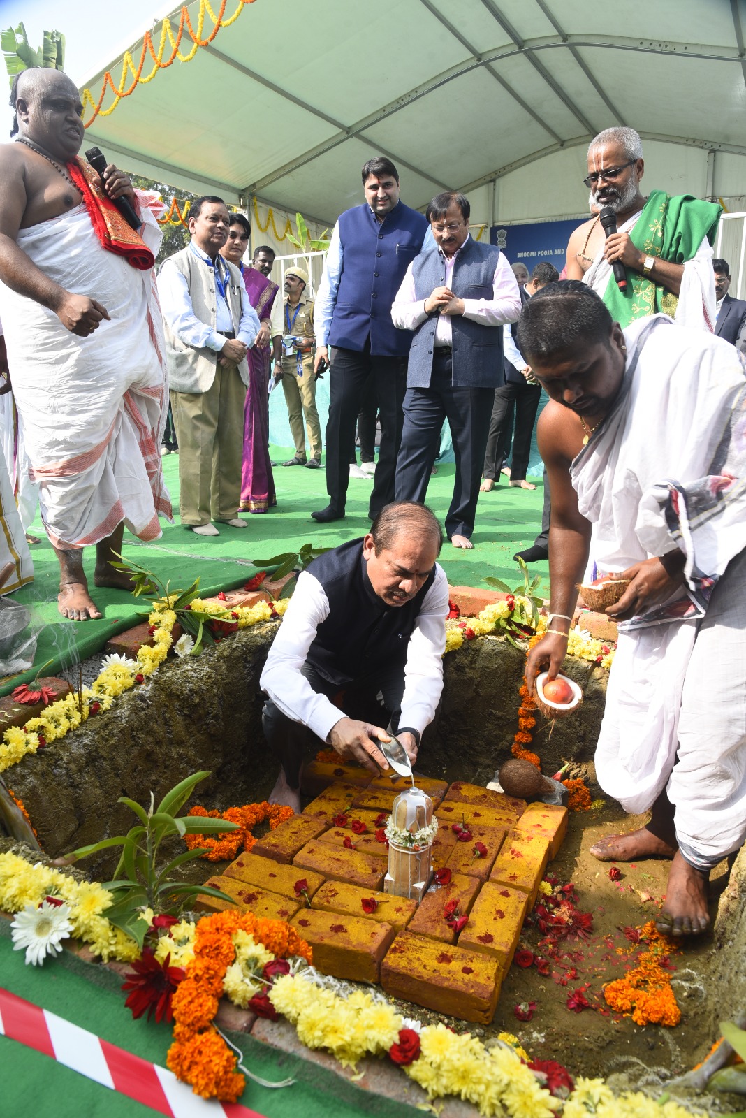 తిరుపతిలో సెంట్రల్‌జీఎస్టీ కమిషనరేట్‌ కార్యాలయానికి భూమిపూజ 