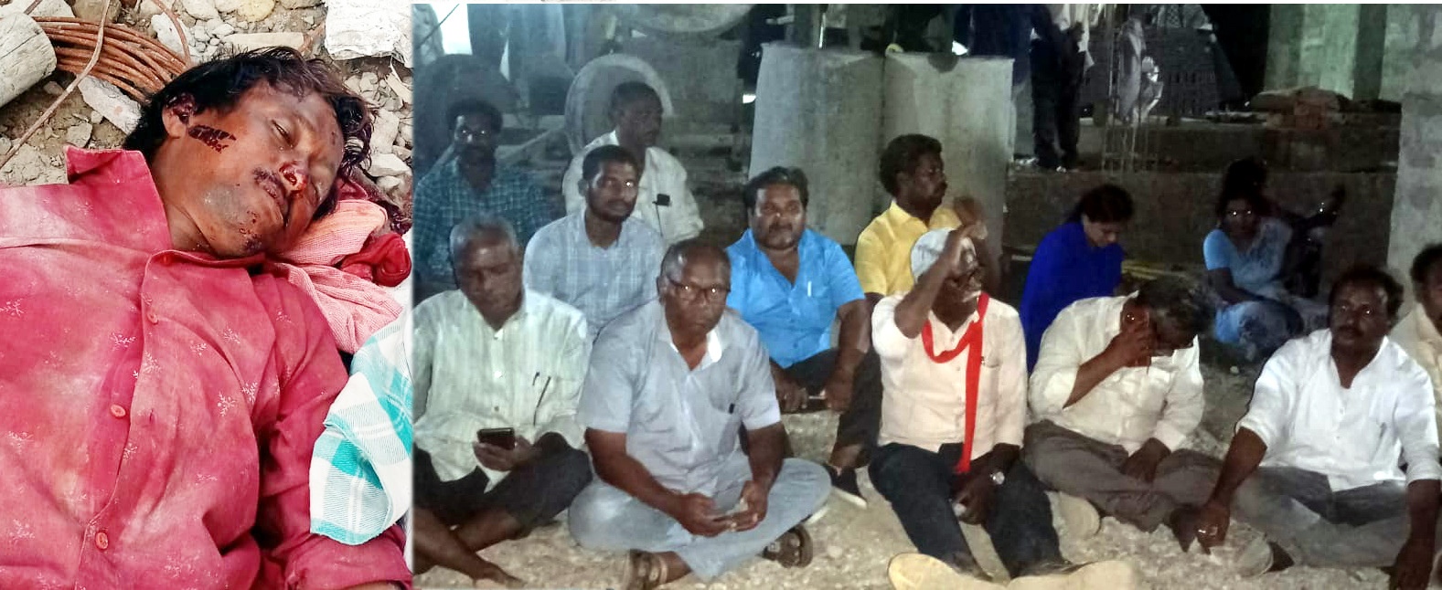 భవనంపై నుండి జారిపడి కార్మికుడు మృతి