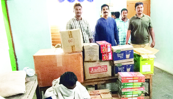 మందుగుండు సామాగ్రి స్వాధీనం