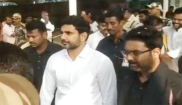 Nara-Lokesh-left-for-Delhi