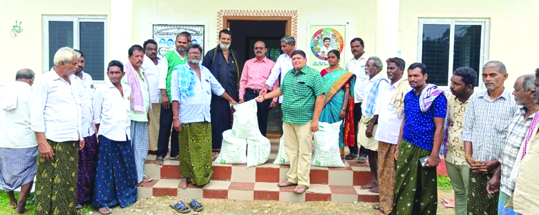 శనగ విత్తనాలు పంపిణీ